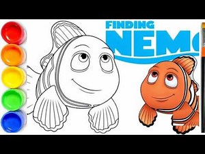 How to Draw Nemo Step By Step Cute - Clown Fish Finding Dory