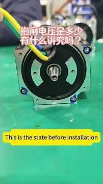 dc servo motor brake