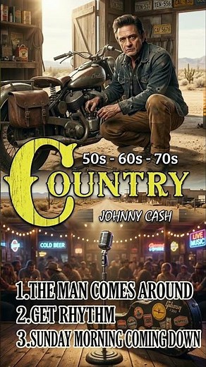 Johnny Cash Playlist : Legendary Country & Folk Tracks 🚂🖤 #JohnnyCash