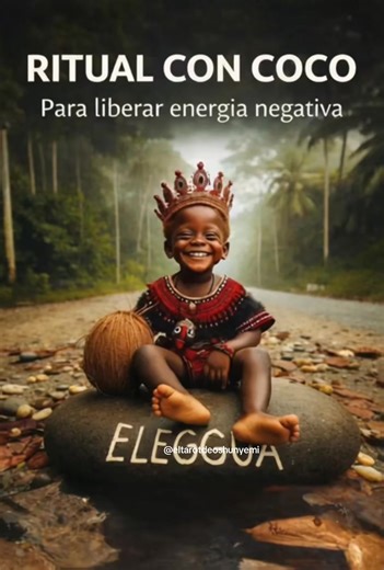 Cómo se hace (paso a paso): \t1.\tPreparación: limpia el espacio, respira profundo 3 veces y define qué deseas soltar. \t2.\tEnciende la vela: colócala en un plato blanco y habla con respeto a Eleguá pidiendo limpieza y apertura. \t3.\tOfrenda con coco: unta miel al coco, ponlo frente a la vela y añade unas gotas de ron/aguardiente. \t4.\tPide y suelta: habla claro: “Retira de mí toda energía que no me pertenece y abre mis caminos al bien”. \t5.\tCierre: agradece, apaga la vela (no soplar) y al 
