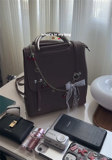 What's in My Mini Backpack? 🐻✨🍒