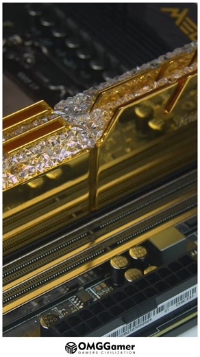 Built a $4000 Mini GOLDEN PC – Compact, Elegant & Ultra-Powerful Setup ✨🖥️⚡ Experience top-tier gaming and productivity in a beautifully crafted mini golden build designed for speed and style! With its premium finish, vibrant lighting, and performance-packed hardware, this golden beast delivers smooth gameplay and a luxurious aesthetic for any modern desk. 🎮🔥💡 #GoldenGamingPC #MiniITXBuild #AestheticSetup #CustomPC #GoldTheme #UltimateSetup #PerformanceRig | OMGGamer