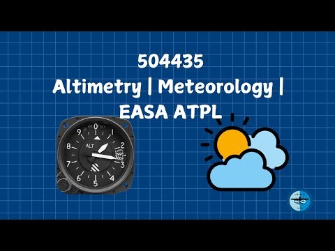 504435 | Altimeter | Meteorology | EASA ATPL