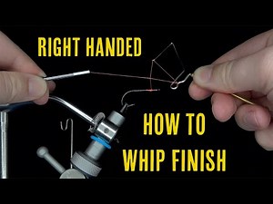 RIGHT-HANDED - How To Whip Finish - Fly Tying Quick Tips