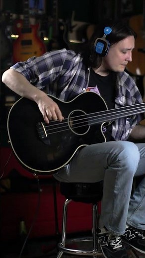 DEMO Acoustic Fretless Bass Yamaha APX-b12f