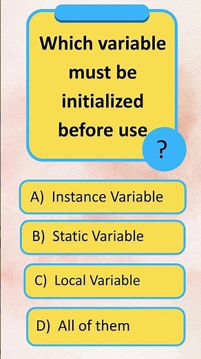 Local Variables in Java