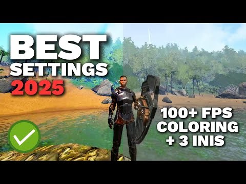 Esta es la CONFIGURACIÓN que YO uso en 2025! (+FPS-Color-INI) - Ark Pvp