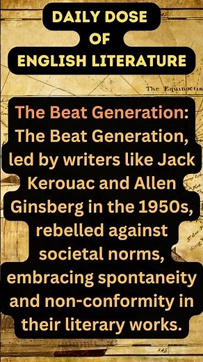 The beat generation