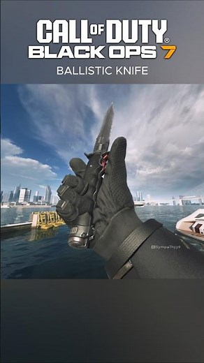 New Ballistic Knife inspect animation in black ops 7 (4K) #shorts