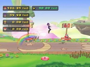 Mario Party 5 - Triple Jump 186.31ft (TAS)