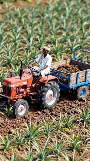 Pineapples Grow Like This? 🍍🚜 Mini Farming is Crazy