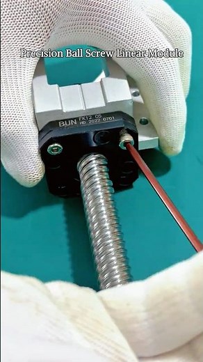 Assembly Record of Ball Screw Linear Module