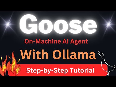 Install Goose with Ollama - On Machine AI Agent for Coding