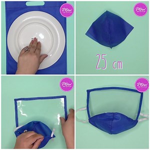 Level up; face mask with eye shield! | MetDaan DIY