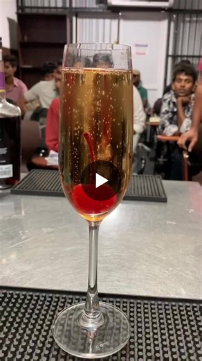 “Kir Royal – a timeless sparkling cocktail with crème de cassis and champagne 🍾” | Matheesha Dimuth