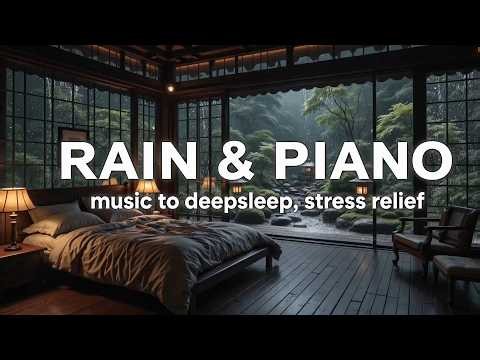 (No Ads) Peaceful Rain and Soft Piano for Deep Sleep – Relaxing Music to Heal the Mind and Soul