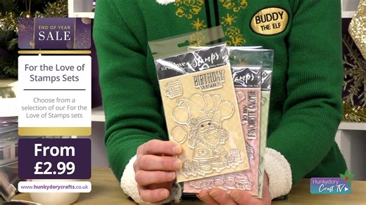 It's day 2 of our End of Year Sale! Get ready for our best-ever prices, inspiring demonstrations, and maybe even a mince pie or two. Craig & Cat will be here from 10am! | Hunkydory Crafts
