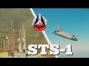 STS-1 (First Space Shuttle Launch) || KSP Cinematic || REAL LAUNCH AUDIO!