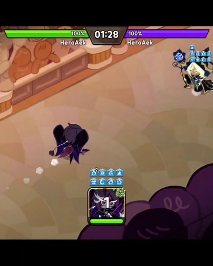 Raven Night Wind Archer Cookie Vs Awakened Pure Vanilla Cookie Emo 💀 #cookierunkingdom #cookierun