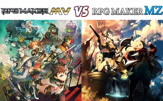 给大家介绍一下RPG Maker MZ与RPG Maker MV之间的区别~