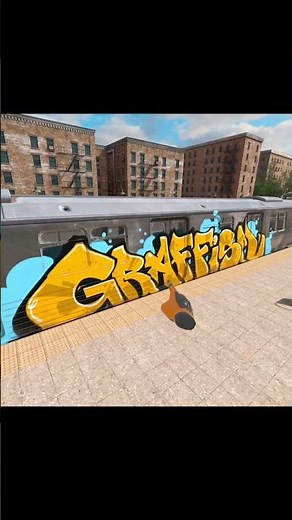New update is out! Paint a subway train and watch it on Rooftop! Graffism Vr - Graffiti simulator