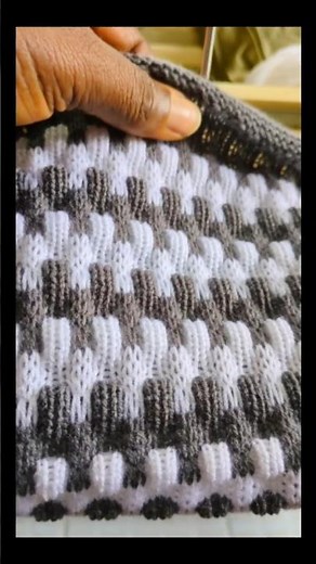 Brother knitting machine slip stitches tutorial with Card No. 2 #knitting #shorts