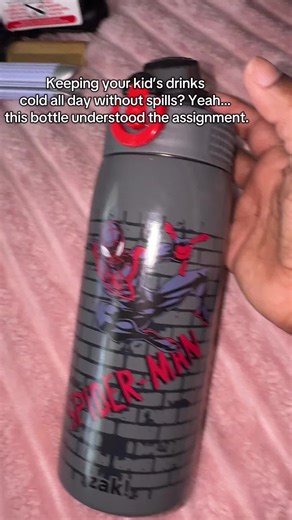 Spider-Man Stainless Steel Water Bottle for Kids