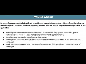ACS MIGRATION SKILLS ASSESSMENT: refusals (Payment Evidence)