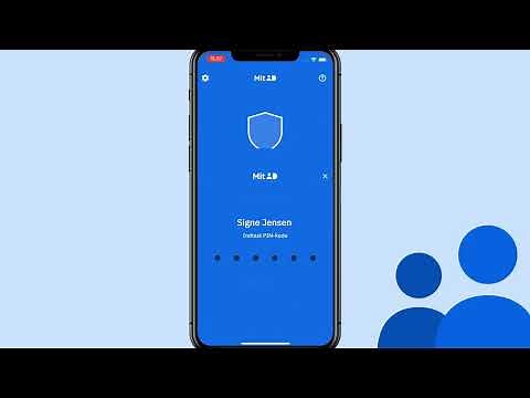 Sådan bruger du MitID, når du bruger din telefon, som du samtidig har appen på