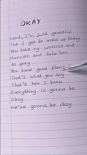 OKAY lyrics - Forrest Frank #lyrics #okay