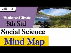 8th Std | Social - Geography | Weather and Climate | Mind Map