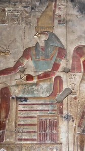 ✨ An impressive scene in the Temple of Seti I shows King Seti I presenting sacred incense offerings to the god Horus, in order to receive his divine support, legitimacy, and protection during his reign.#AncientEgypt #EgyptianReels | Dalida Sarhan - Egypt Guide