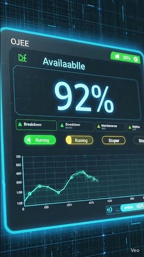 Smart OEE Dashboard | Track Availability & Reduce Downtime ⚡ IIoT Factory #iiot #eoo #industry40