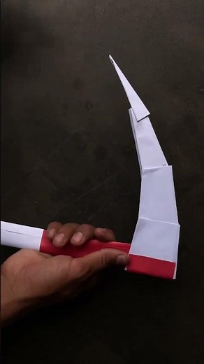 How to Make a Paper Death Scythe ✂️ | Easy Origami Shorts