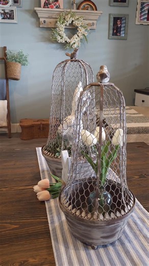 Sharing some spring inspiration from last year. Have you brought out your Easter/spring decor yet? Easter is early this year, the first Sunday in April. That's only 5 weeks away! I already feel like this year is flying by! Hope everyone has a wonderful Saturday!🤍🌿🌷🐇 #craftylittlemarket #cottagestyle #homedecor #springdecor #easterdecor #bunnydecor #livingroominspo #coffeetableinspo | Crafty Little Market