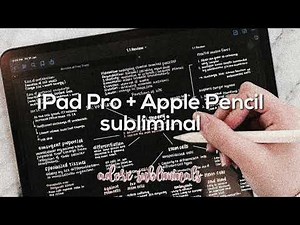 iPad Pro 2020 & Apple Pencil subliminal ✧･ﾟ: *✧･ﾟ:* -|| manifest an iPad Pro and an Apple Pencil ✧･ﾟ