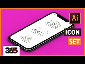 Icon Set | Illustrator CC Tutorial #190/365