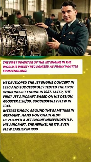 The first jet engine in the world. #facts #viral