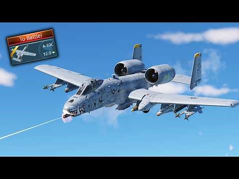 💀A-10C 'Warthog': Intense Close Air Support☠️| In Squadron Ground Battles! 8v8 | WarThunder