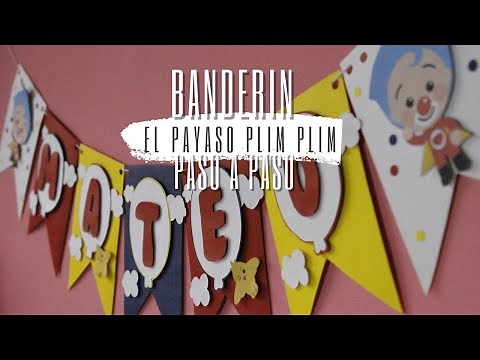 ✨ Plim Plim the Clown Banner / Make Your Own Decorations / DIY 😊