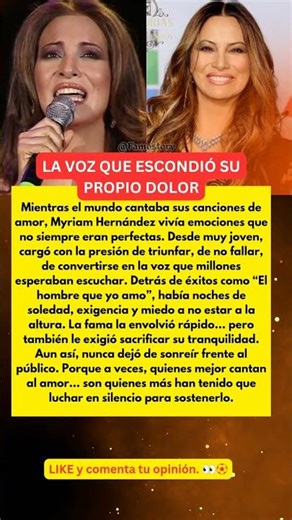 Myriam Hernández: La Verdad Detrás de su Voz 💔