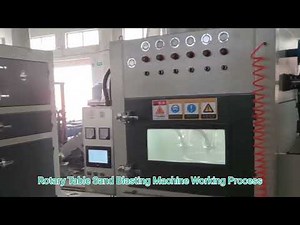 BlastKing Rotary Table Sand Blasting Machine – Working Video for Precision Surface Cleaning 🔄💥🛠️