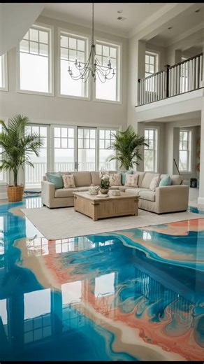 Luxury Epoxy Resin Floor Transformation Livingroom Makeover epoxyresin floortransformation | Louise Steel