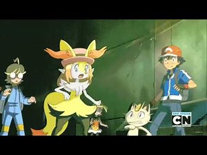 Serena se transforma en Braixen.