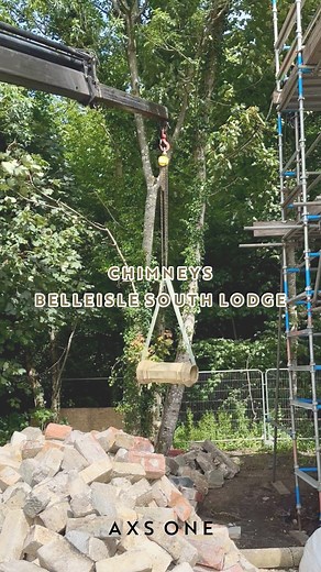 510 reactions · 59 comments | Exciting progress at the lodge! The scaffolding is now up and work has begun on restoring the three collapsing chimneys, bringing back their original strength and character. Let me know your thoughts on the new reclaimed chimney pots! | AXS ONE x Belleisle South Lodge | Facebook