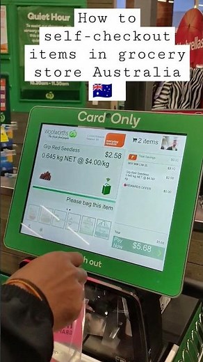 🇦🇺 2023 Grocery shopping using self-checkout machines. #australia #coles #woolies #self-checkout