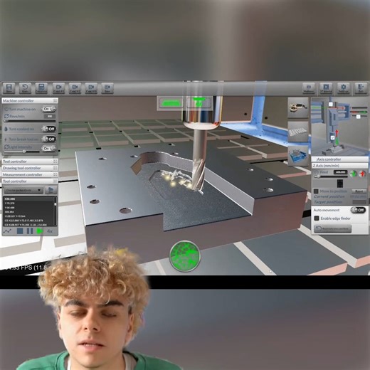 Igor Frank on Instagram: "CNC Milling Machine DLC brings precision and automation to Milling Machine Simulator. Program realistic G-code, set tool paths, and watch your projects come to life with true CNC accuracy. From choosing tools and adjusting feed rates to fine-tuning cutting depths, every decision shapes the final result. Whether you’re new to CNC or already experienced, the DLC delivers an authentic machining experience that’s both educational and rewarding. Take control of the CNC panel