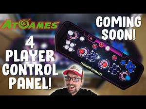 AtGames 4-Player Control Panel Coming Soon for Legends Ultimate!