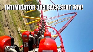 94K views · 2.7K reactions | Intimidator 305 from Kings Dominion in the back row! This is the TWISTYEST roller coaster ever! Who wants to ride? | Theme Park Review | Facebook