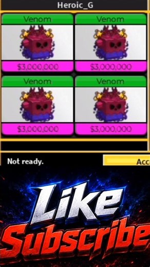 Everyone Wants VENOM! I Traded It... W or Biggest L? 🤯 in blox fruit